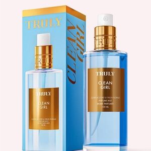 TRULY Clean Girl Blue Mist with Gold Accents